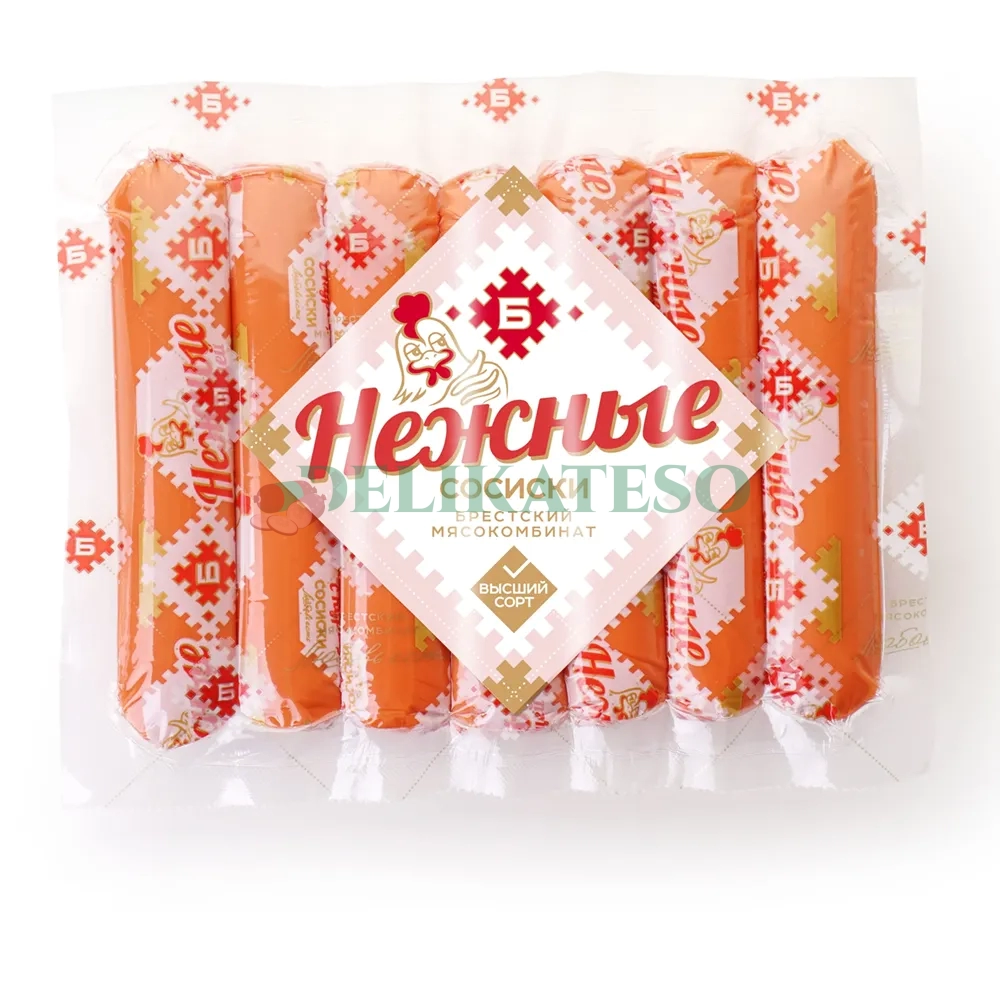 Сосиски "НЕЖНЫЕ" БРЕСТ ~700г